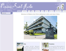 Tablet Screenshot of ems-residence-st-martin.ch